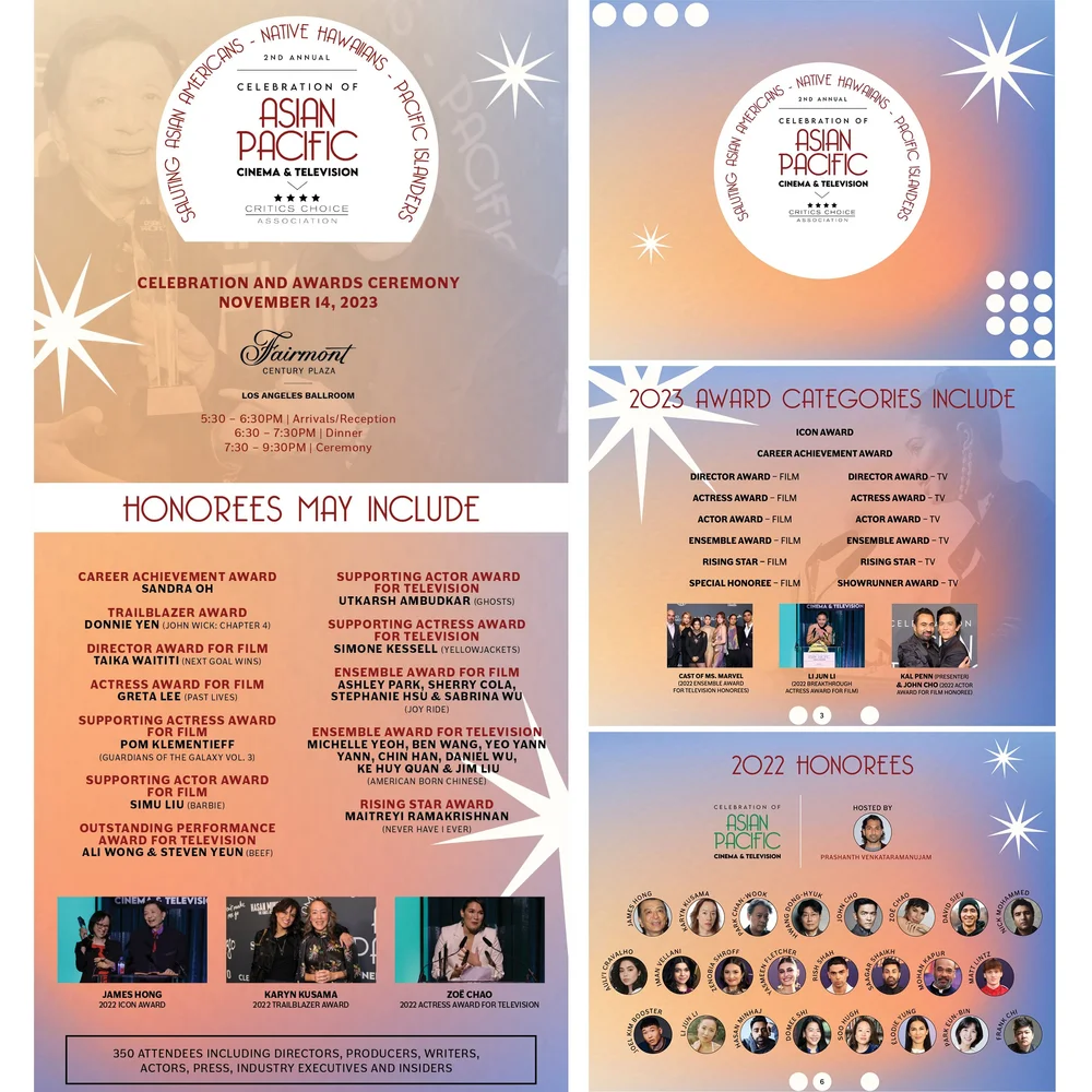 5 / 8 done for Critics Choice: Celebrations